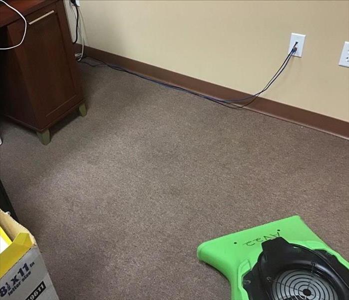 Before SERVPRO Commercial emergency water loss response 