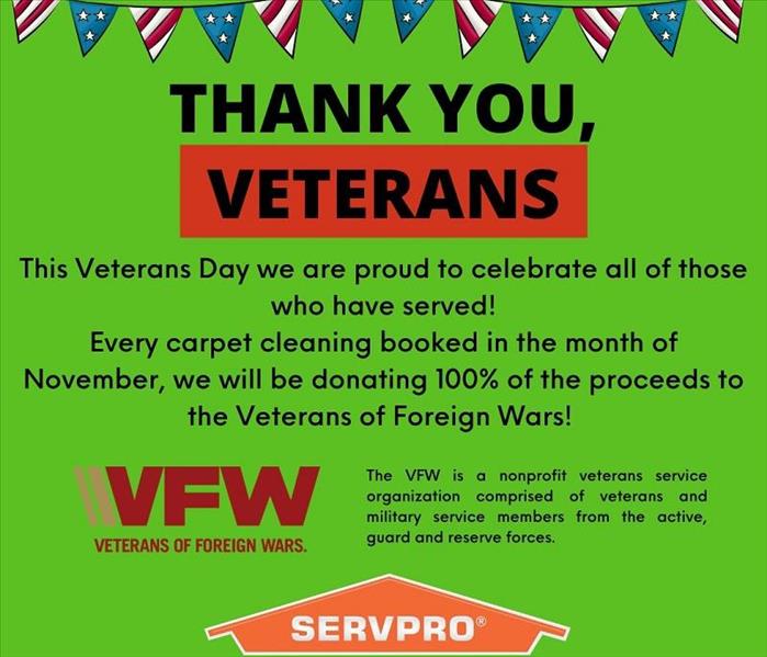 SERVPRO Salutes Veterans