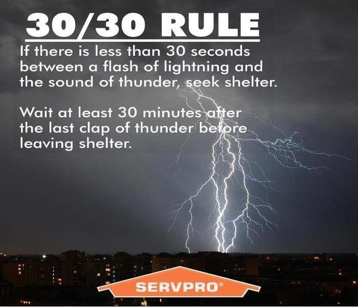 SERVPRO advertisement for Storm damage 