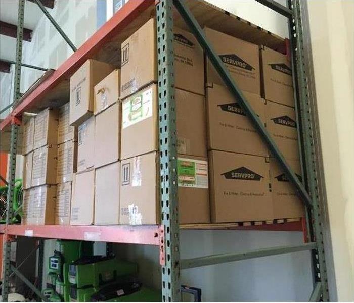 SERVPRO storing contents